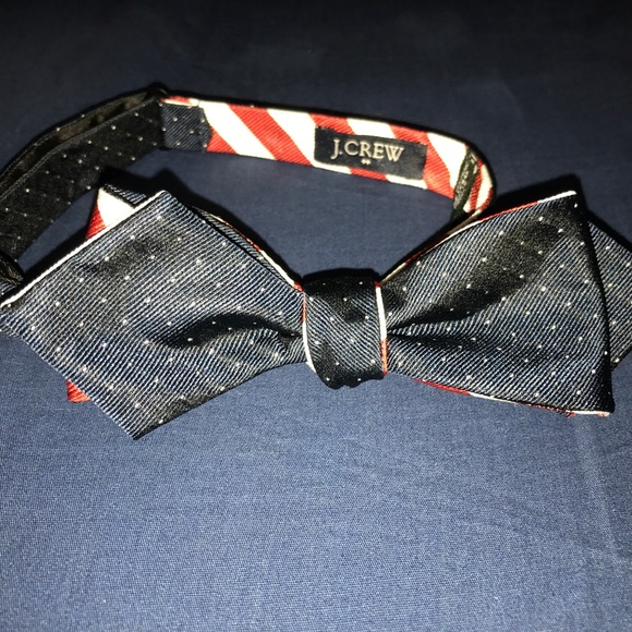 J. Crew Other - J.Crew Silk Reversible Bow Tie